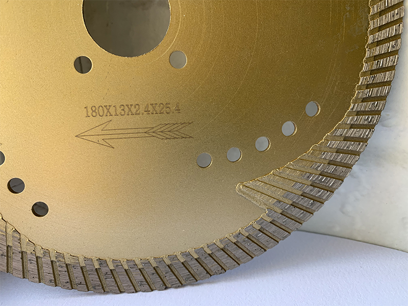 tiger teeth design diamond saw blades