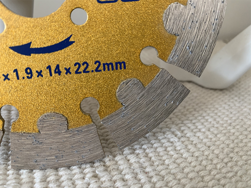 longer use of diamond saw blades 