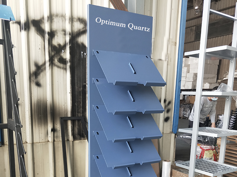 quartz sample display case
