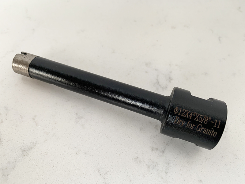 quartz countertop hole drilling tools