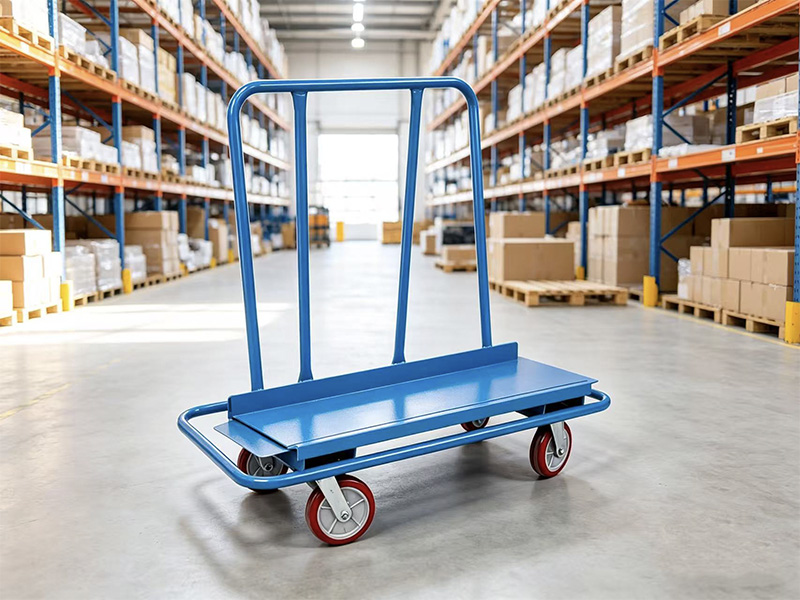 warehouse transport trolley for heavy cargo