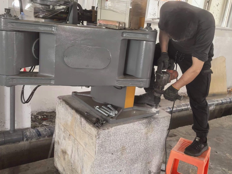 easy installation of natural stone surface polishing machine