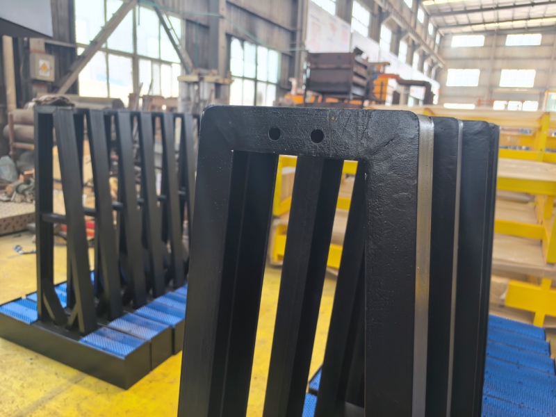 A-frame racks for marble surface exhibition
