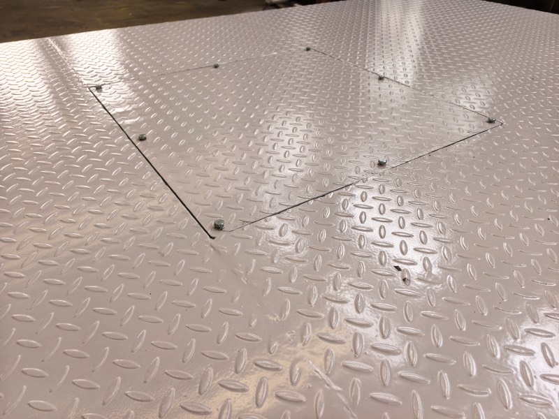 diamond vein surface to match stone working platform