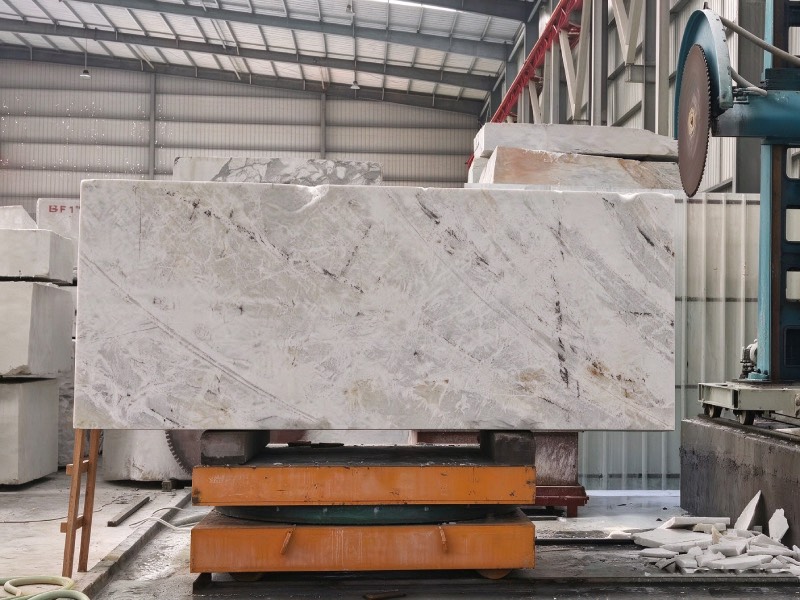 stone block rotation platform for processing