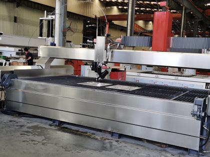 Waterjet stone cutting machine