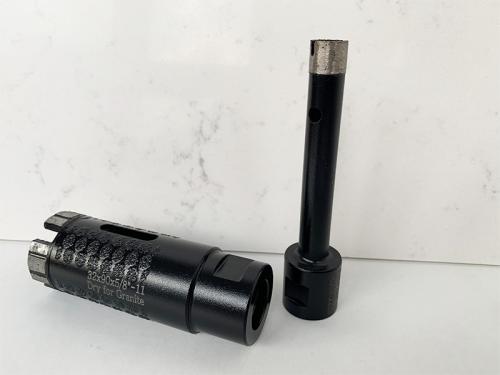 Stone hole drilling bit dry use