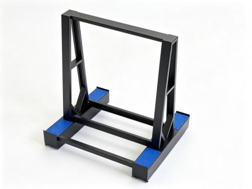Steel rack stone exhibition frame