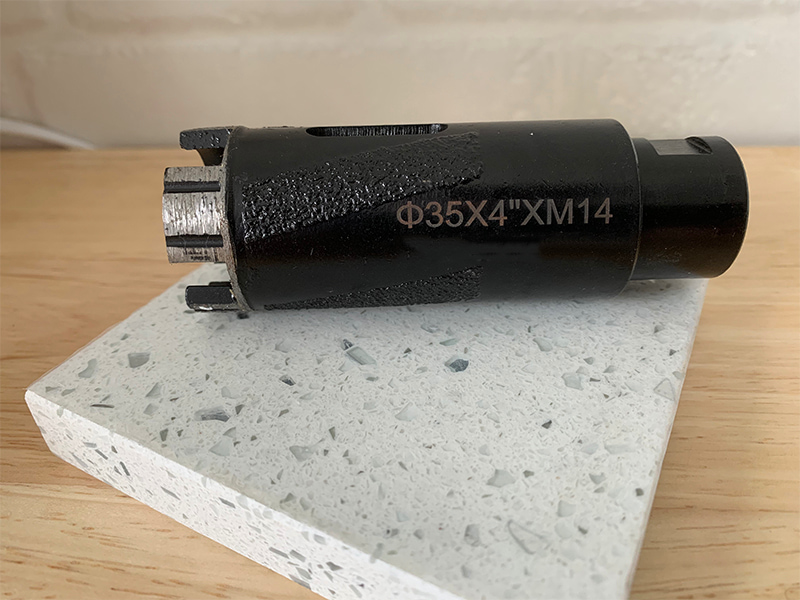 How To Drill A Faucet Hole On Granite Stone With Hand Machine?