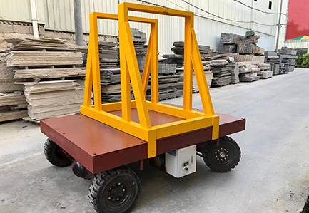 Stone Board Big Slab Bundle Transport Cart Type Ferry Cart Remote Control Trolley