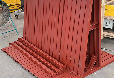 A-frame stone slabs storage or exhibition tool